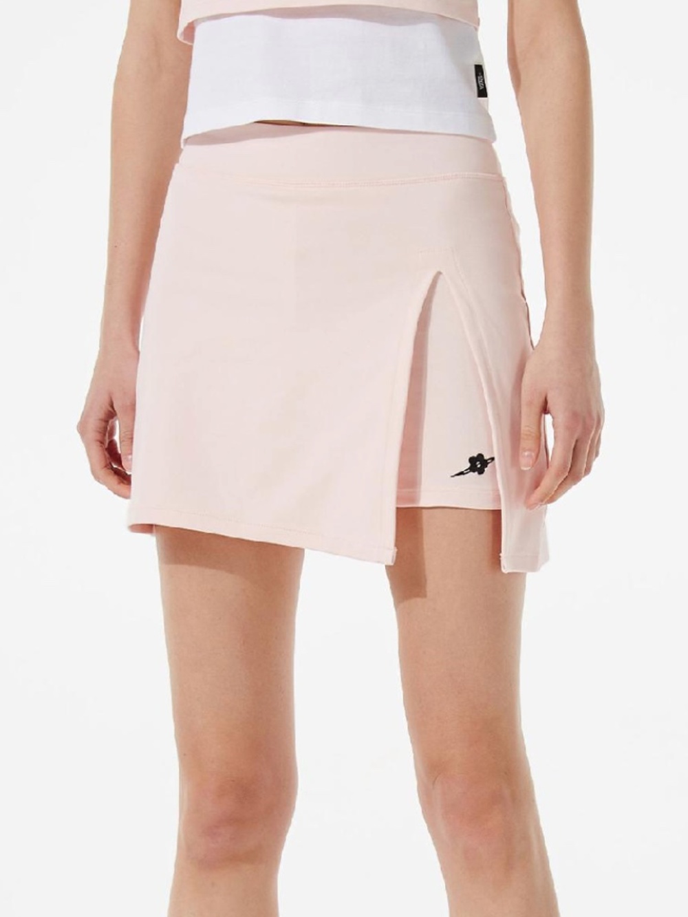 NWT- Sandy Liang x Vans Light Pink Tennis Skort, Mini Skirt w/Shorts, Size Small